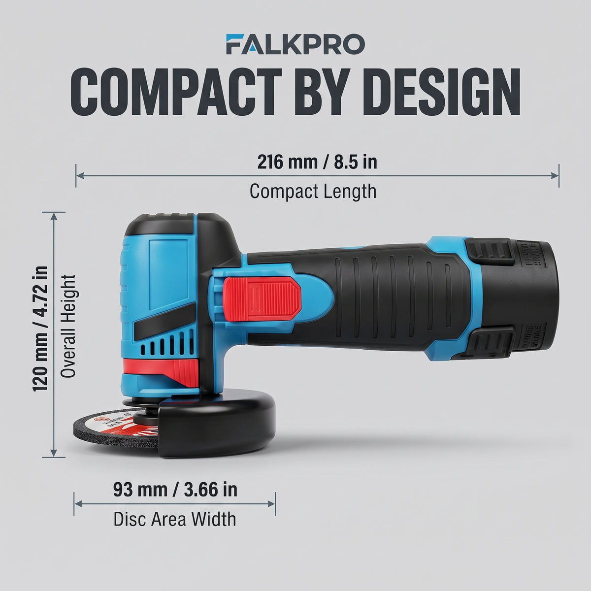 FALKPRO™ Mini Electric Cordless Angle Grinder