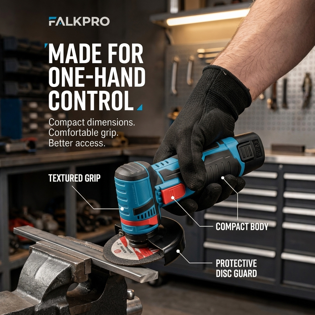 FALKPRO™ Mini Electric Cordless Angle Grinder